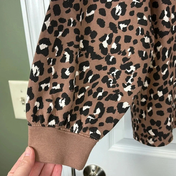 NWT Rails Reeves sweater in mountain leopard sz xs - Picture 8 of 13